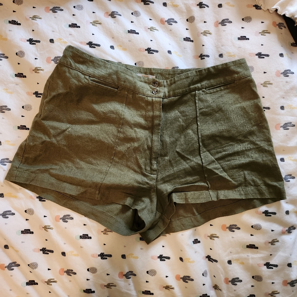 Green Shorts from Urban Outfitters